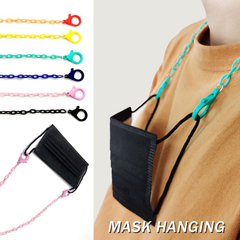 Mask Lanyard Adjustable - สายคล้องหน้ากากอนามัยแบบแขวน รุ่น kf-Mask สายคล้องหน้ากากแบบใช้แล้วทิ้ง ที่แขวนหน้ากากแบบปรับได้ ไม่ทิ้งรอย