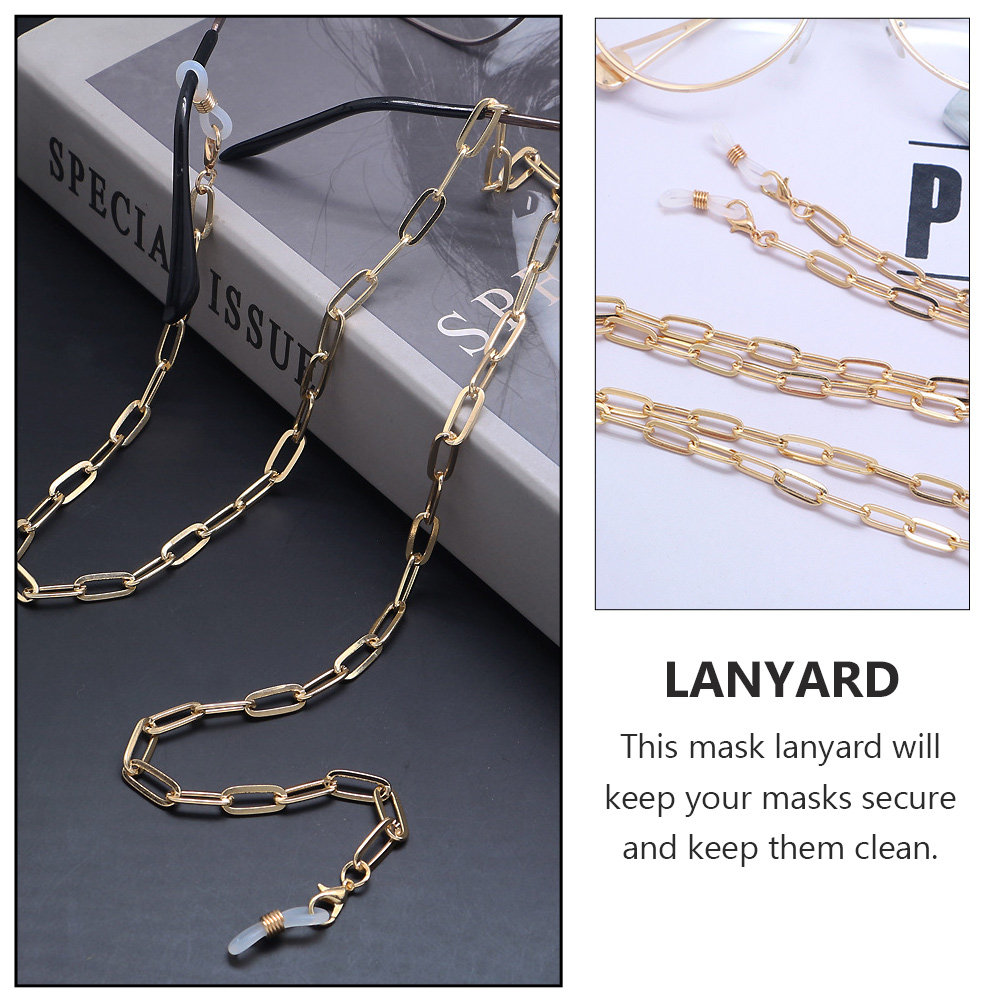 สายคล้องแว่นตาและหน้ากากอนามัย - Mask Chain Holder บทวิจารณ์และราคา